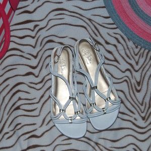 Life Stride White Sandals